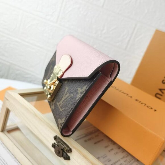Louis Vuitton Pink and Brown Monogram Wallet - Picture 2 of 8